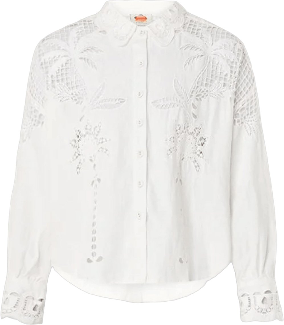 FARM Rio RICHILIEU BLOUSE Wit