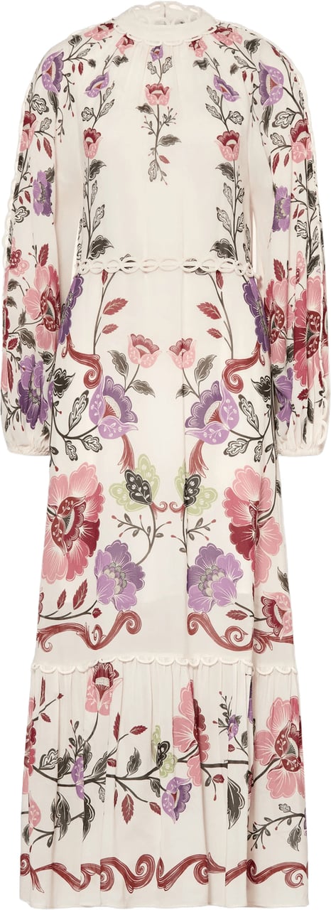 FARM Rio ROCOCO BLOEMEN MAXIJURK Wit