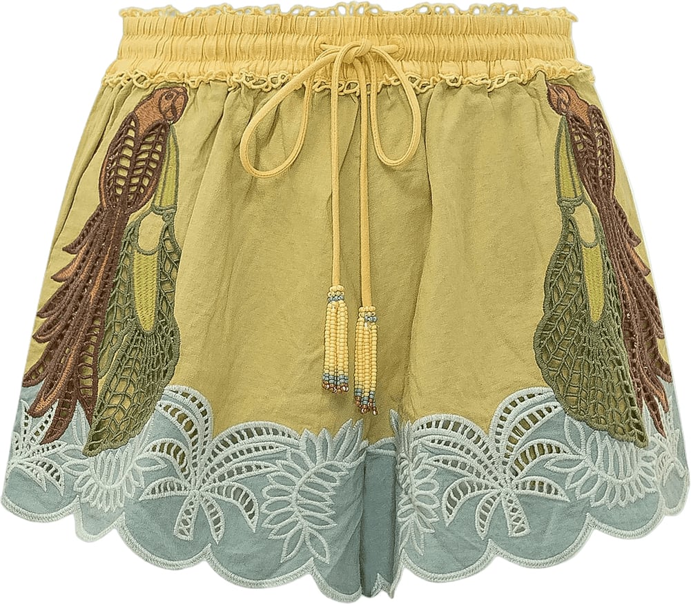 FARM Rio USIACURI RICHELIEU SHORTS Geel