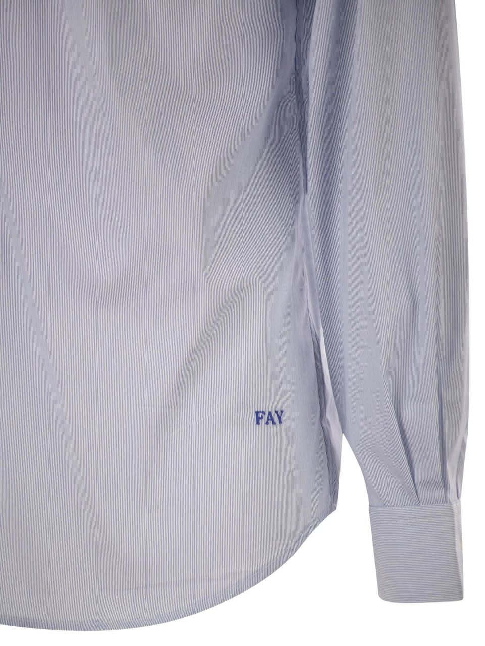 Fay Shirts Blu Scuro Lichtblauw