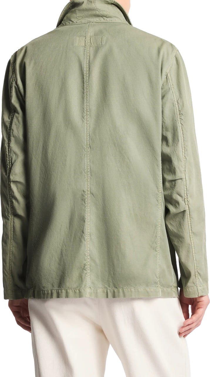 Fay Timeless Field Jacket with Flap Pockets Grijs