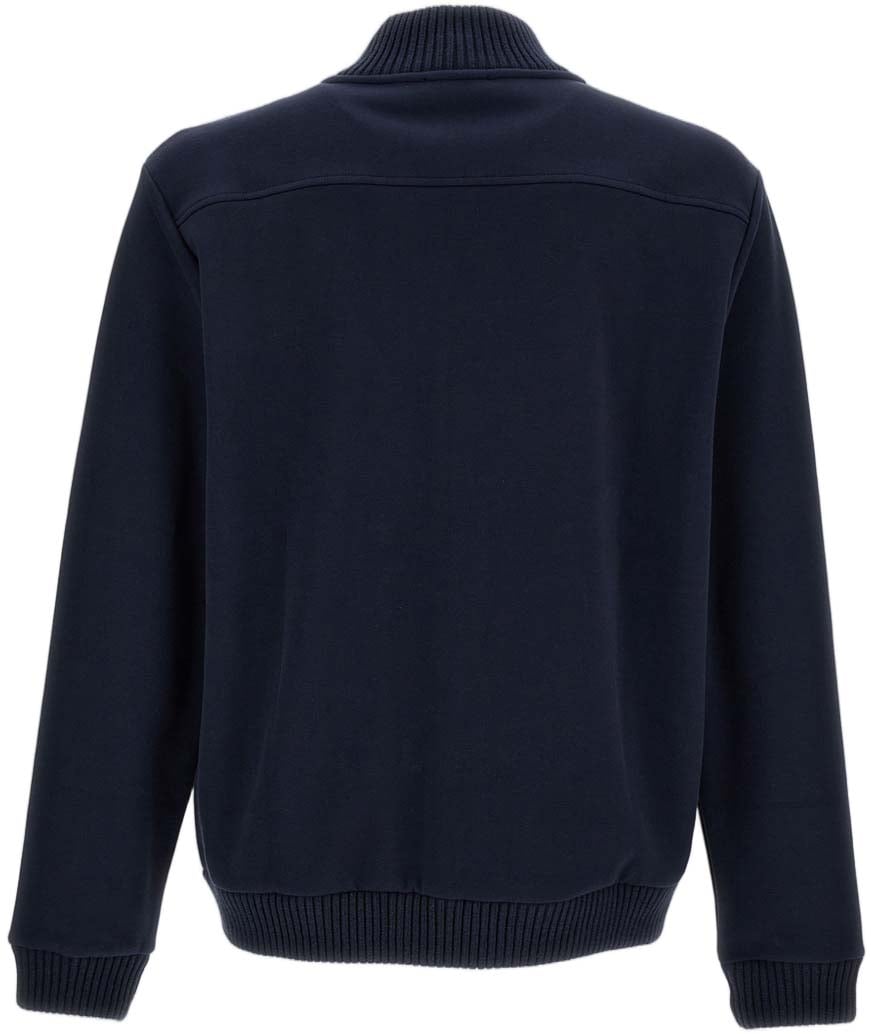 Fay Piquet Sweater Jacket Blauw