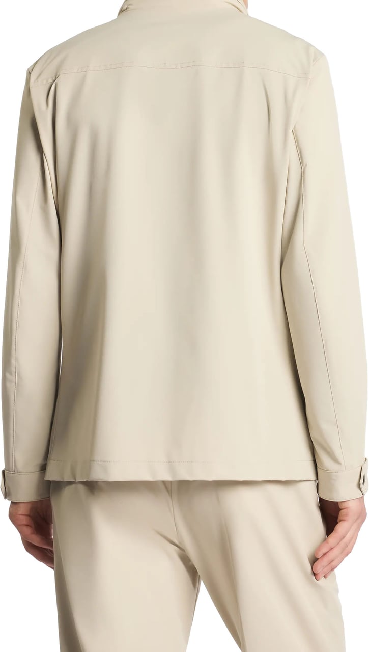 Fay Medium Tan Field Stretch Utility Jacket Neutraal
