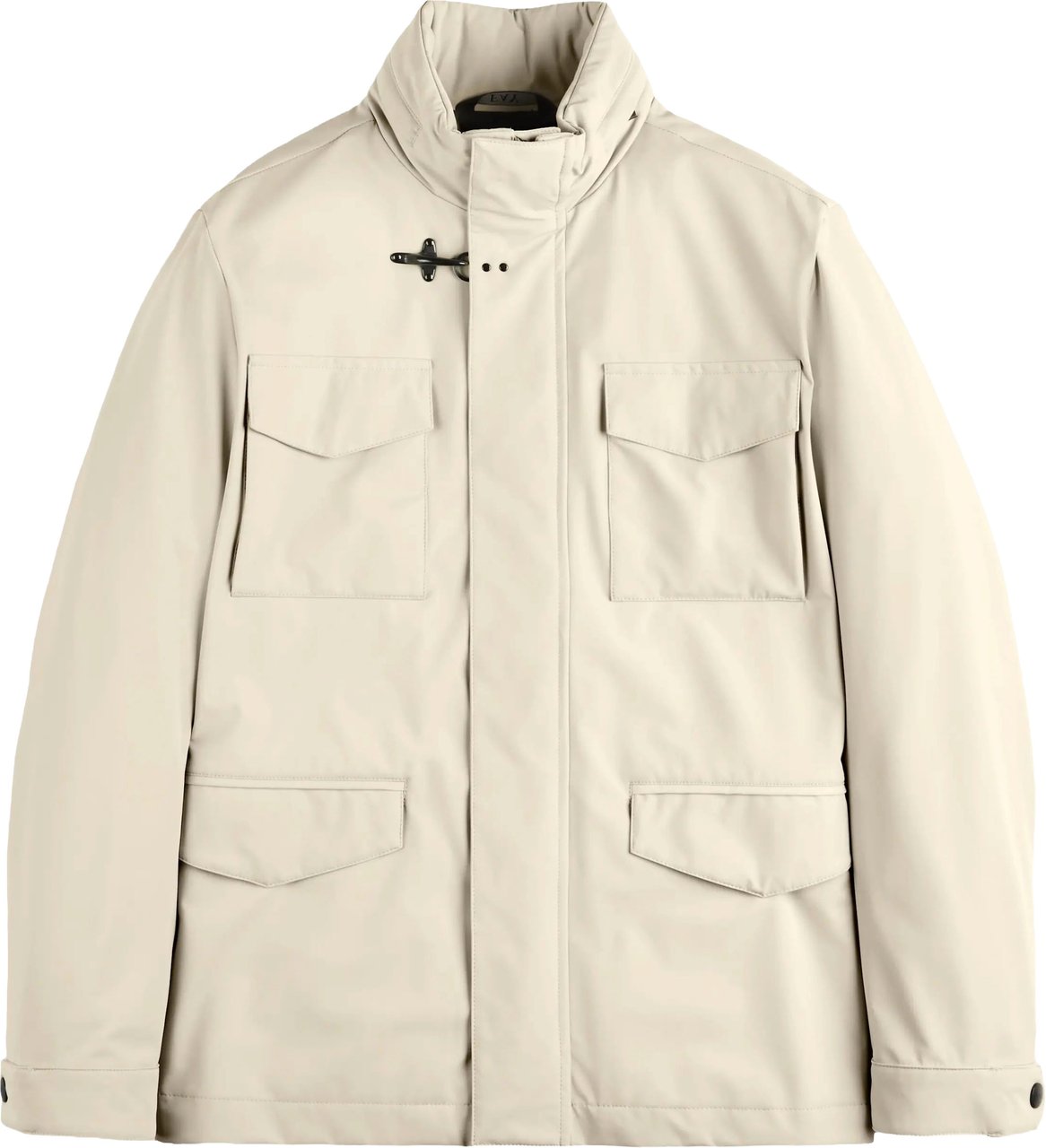 Fay Medium Tan Field Stretch Utility Jacket Neutraal