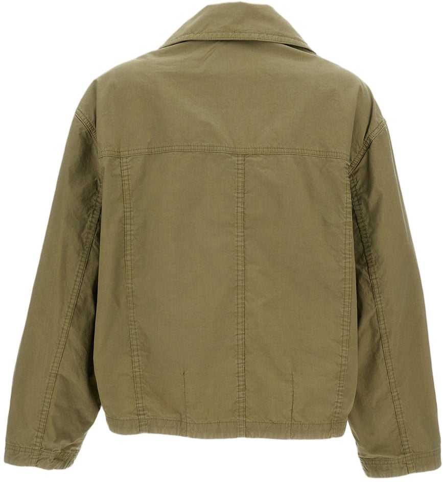 Fay 3 Ganci Cotton Canvas Jacket Groen