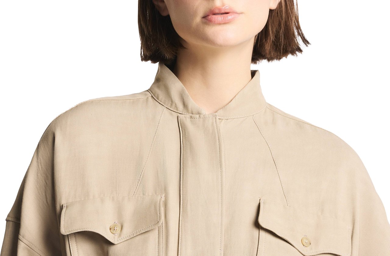 Fay Shirts Corda Scuro Beige