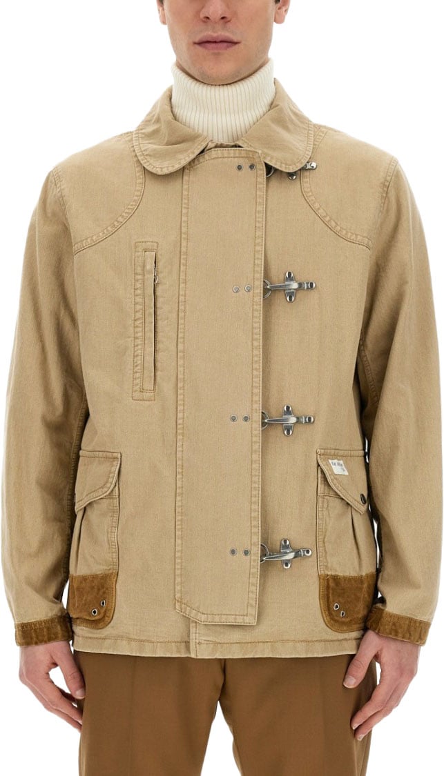 Fay 4 Hooks Jacket Neutraal