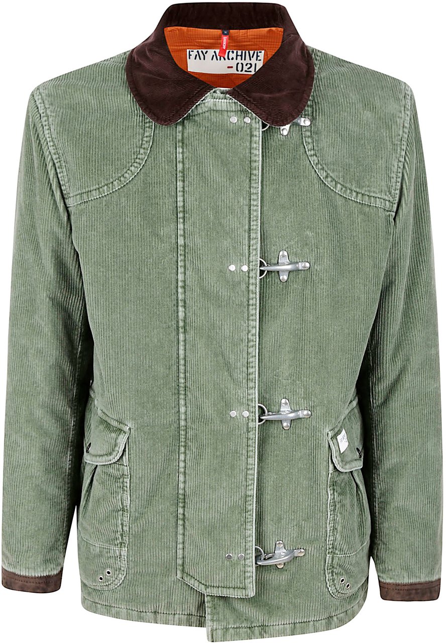 Fay Coats Green Groen