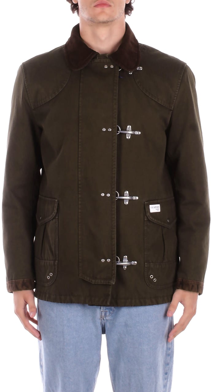 Fay Coats Military Groen