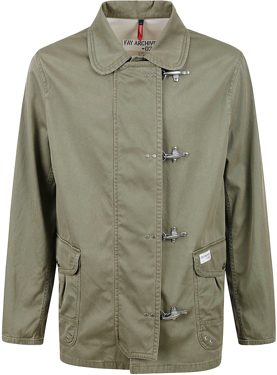 Fay Coats Green Lime