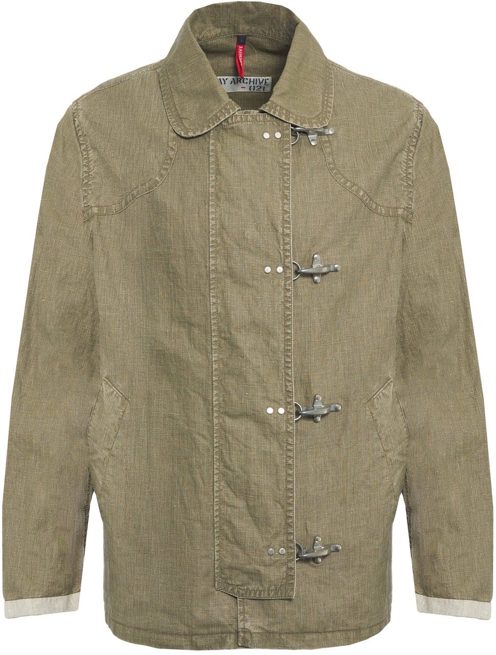 Fay Linen jacket '4 Ganci' Groen