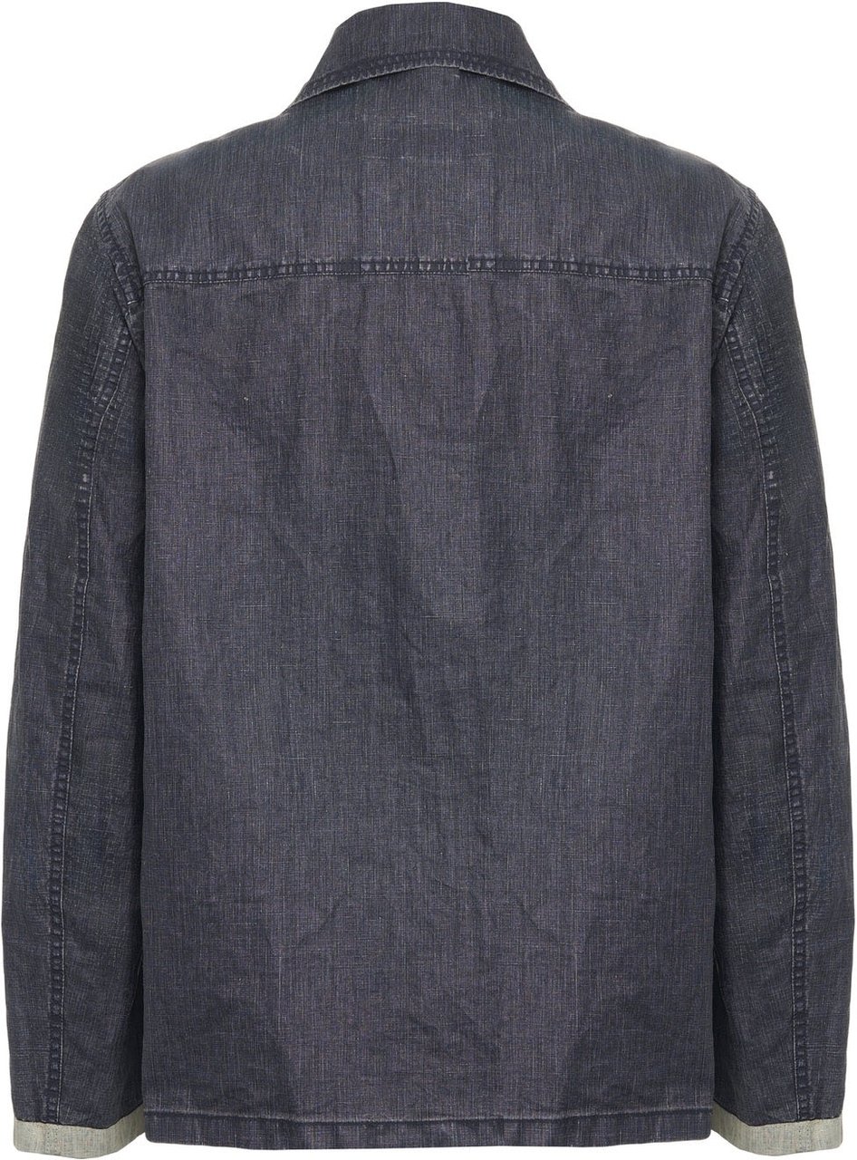 Fay Linen jacket '4 Ganci' Blauw