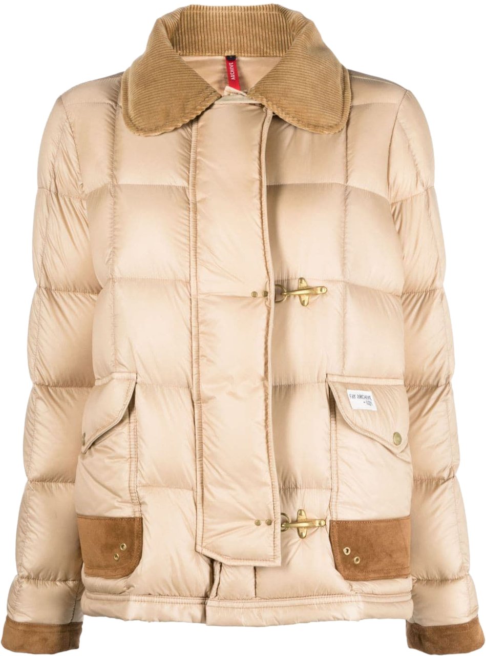 Fay Coats Beige Beige
