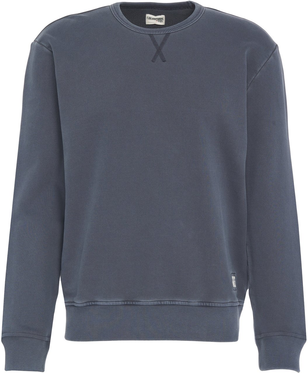 Fay Sweatshirt with logo detail Blauw