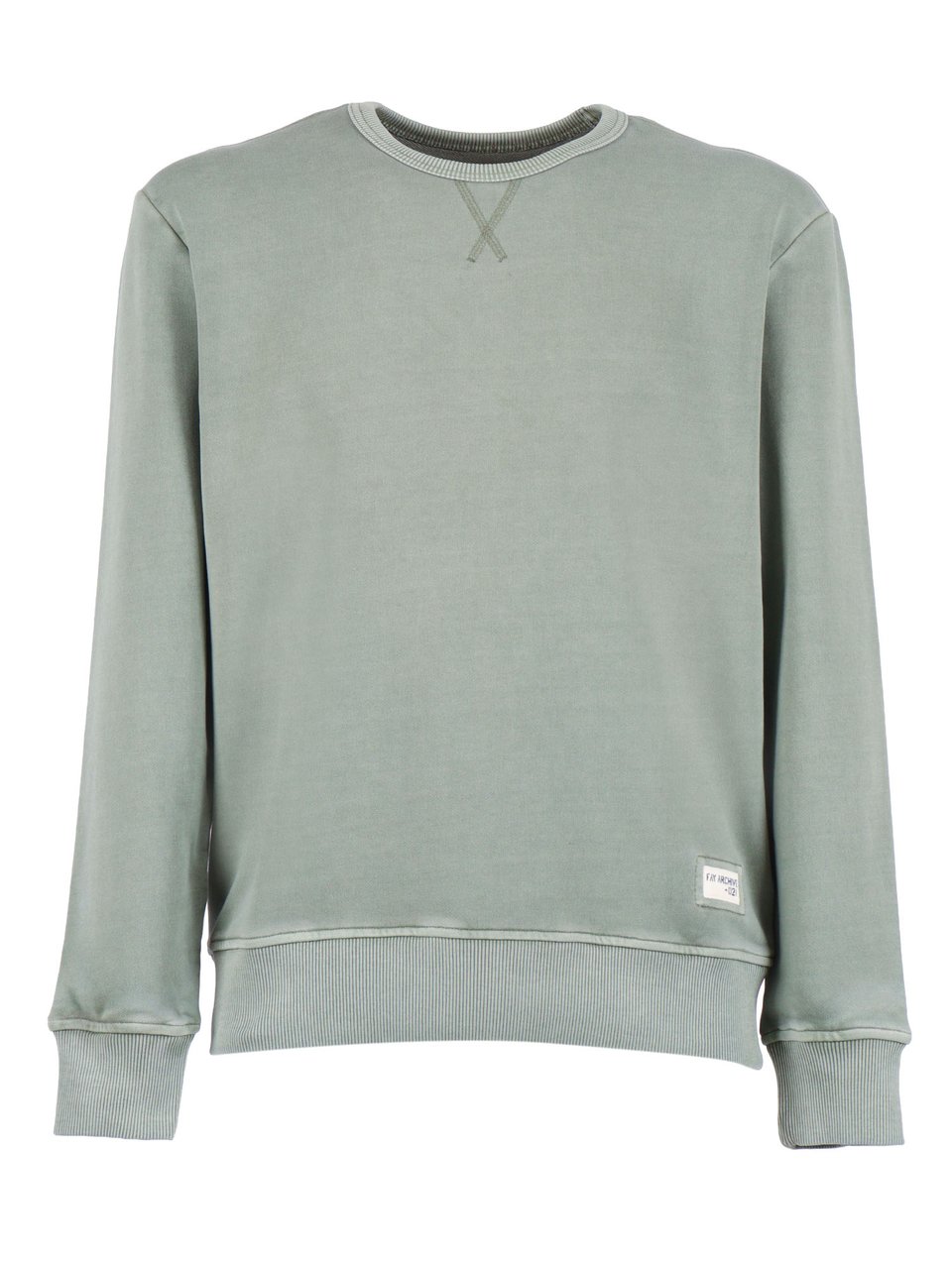 Fay Sage Archive Crewneck Sweatshirt Grijs