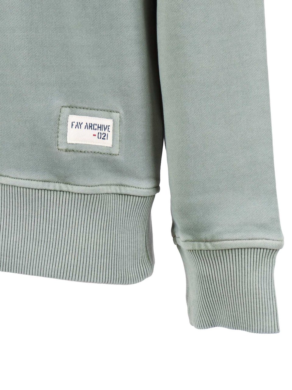 Fay Sage Archive Crewneck Sweatshirt Grijs