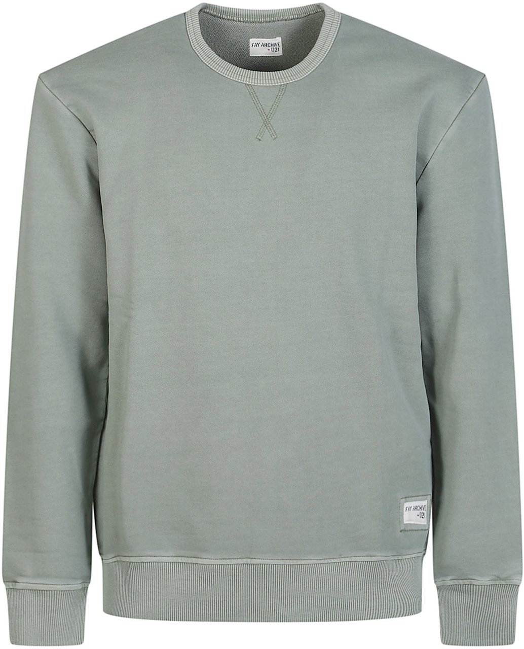 Fay Archive Sweatshirt Green Groen