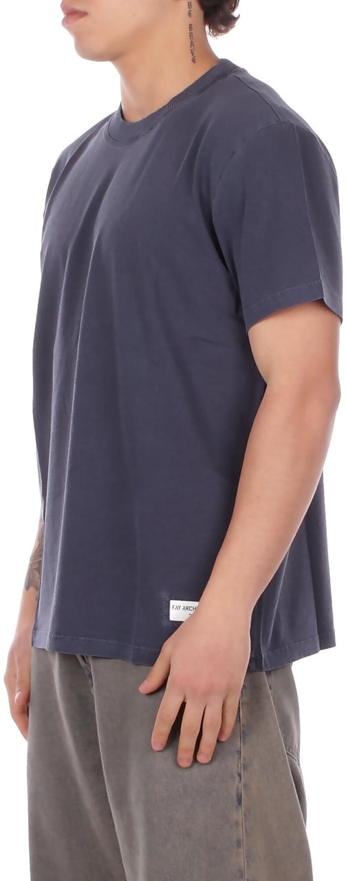 Fay T-Shirts And Polos Blue Blauw