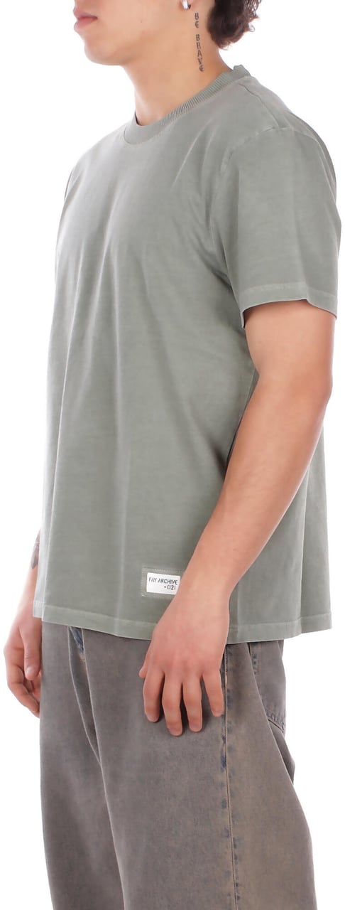 Fay T-Shirts And Polos Kiwi Groen