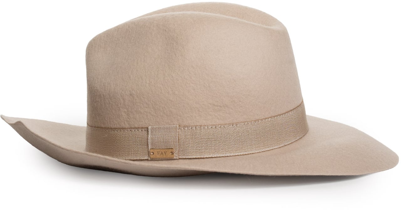 Fay Hats Carne Medio Beige