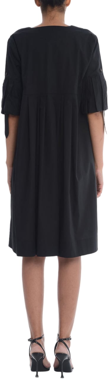 Fay V Neck Short Sleeve Ruffled Dress Bruin