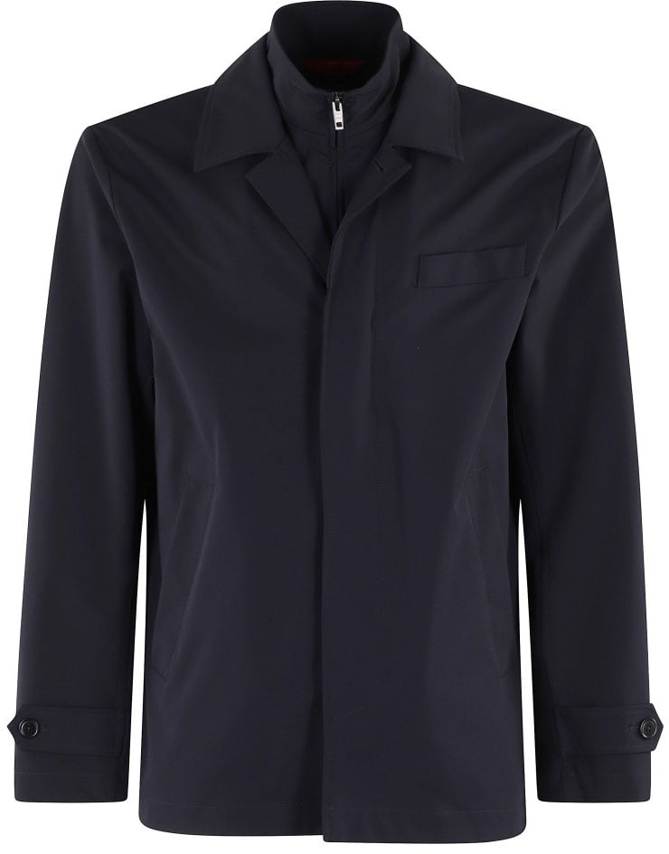 Fay Morning Stretch Jacket Blauw