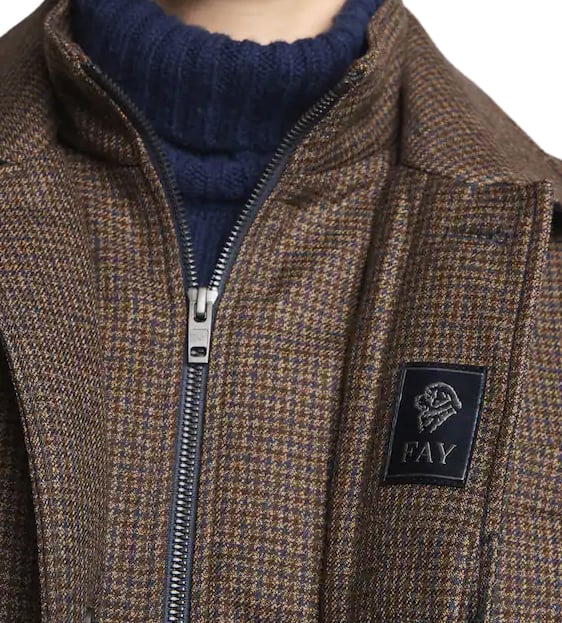 Fay Jackets Brown Bruin