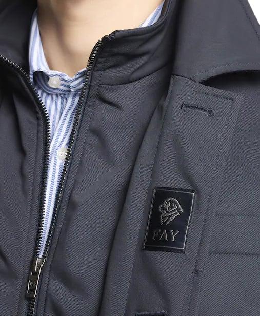 Fay Jackets Blue Blauw