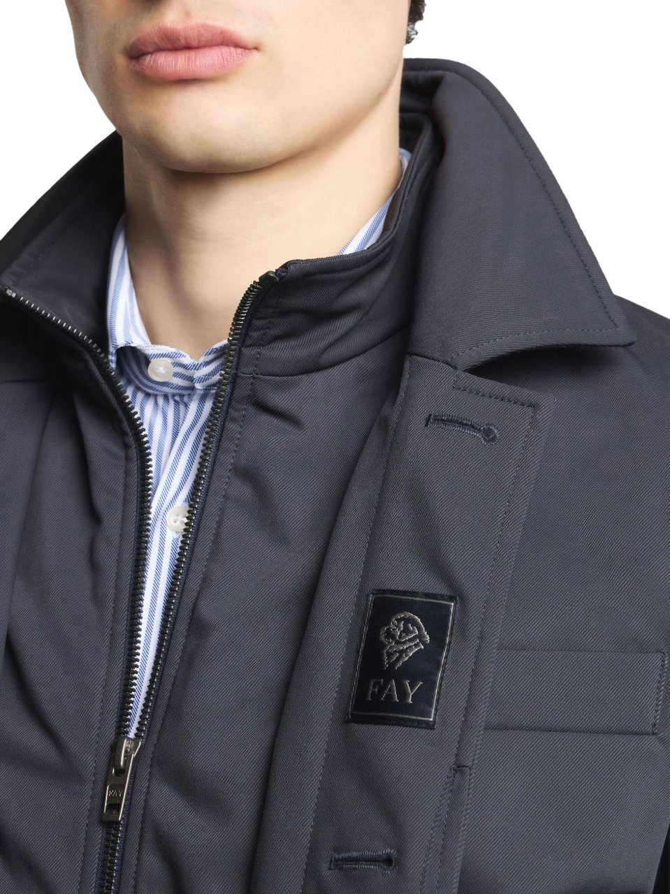 Fay Coats Blue Blauw