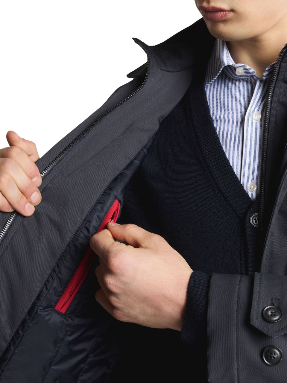 Fay Coats Blue Blauw