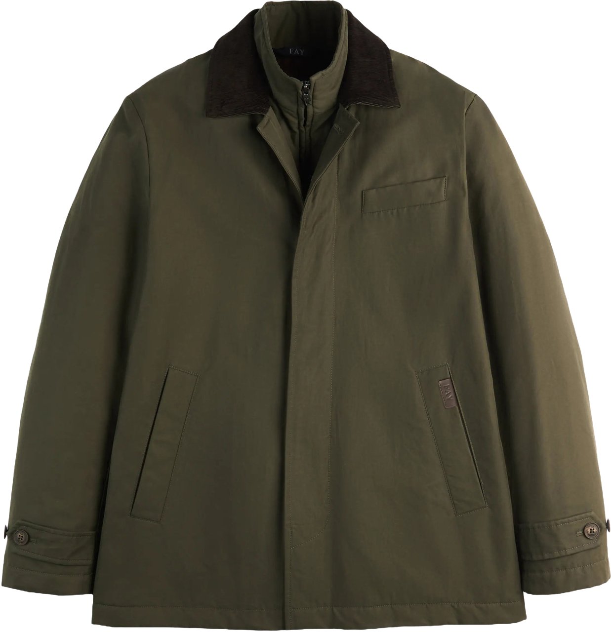 Fay Coats Foresta Chiaro Groen