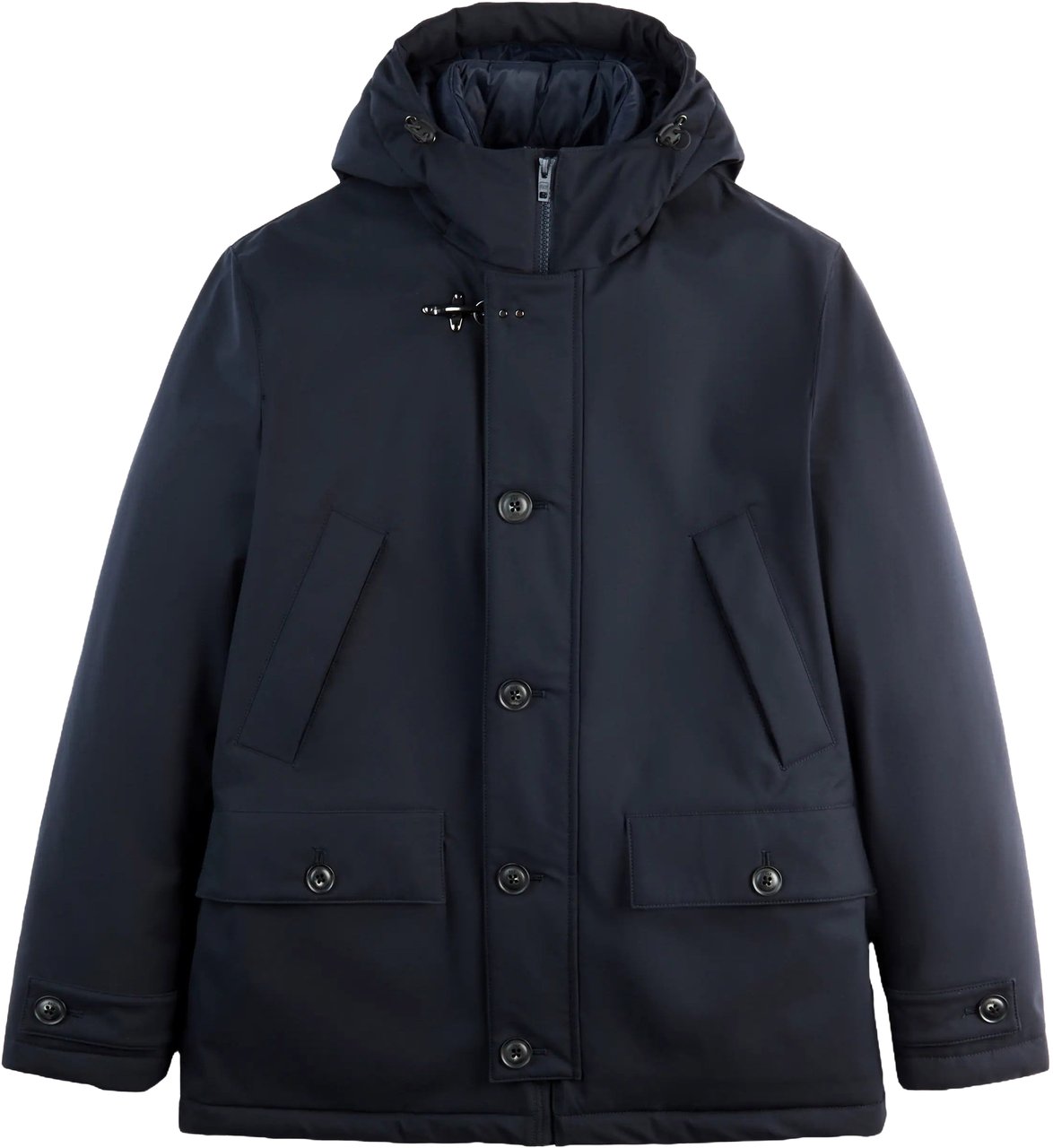 Fay Coats Blu Petrolio Blauw