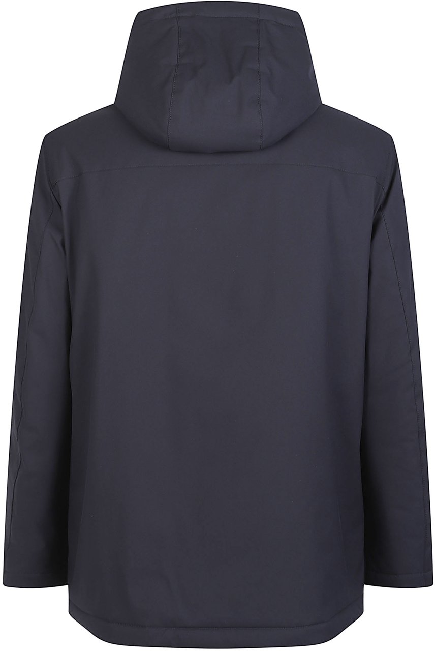 Fay Winter Short Parka Blue Blauw