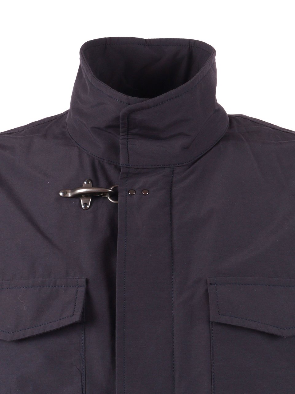 Fay Explorer Field Black Clasp Casual Jacket Zwart