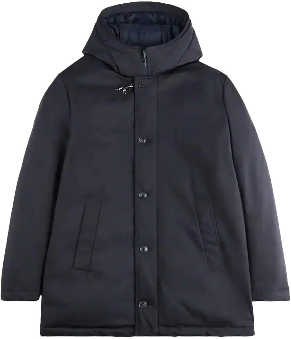 Fay Coats Blu Petrolio Blauw