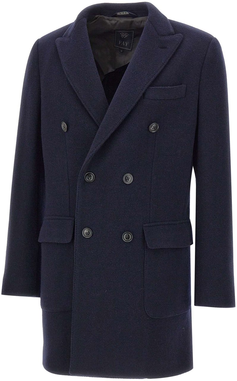 Fay Coats Blue Blauw