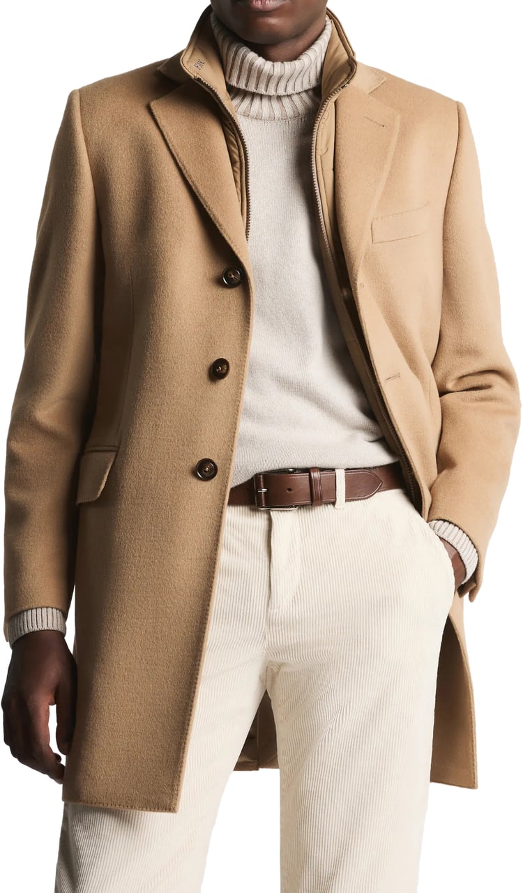 Fay Coats Cammello Medio Bruin