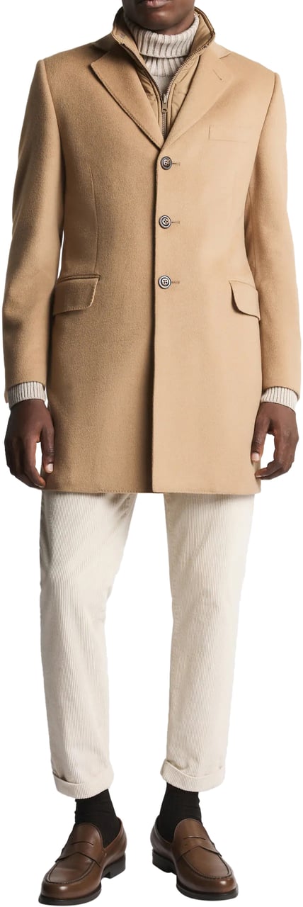 Fay Coats Cammello Medio Bruin