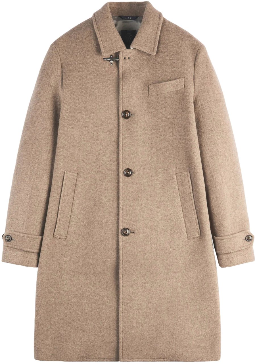 Fay Coats Camel Beige
