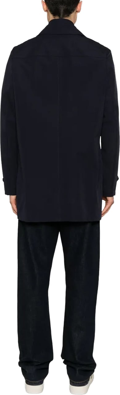 Fay Morning Stretch Minimalist Black Mens Jacket Zwart