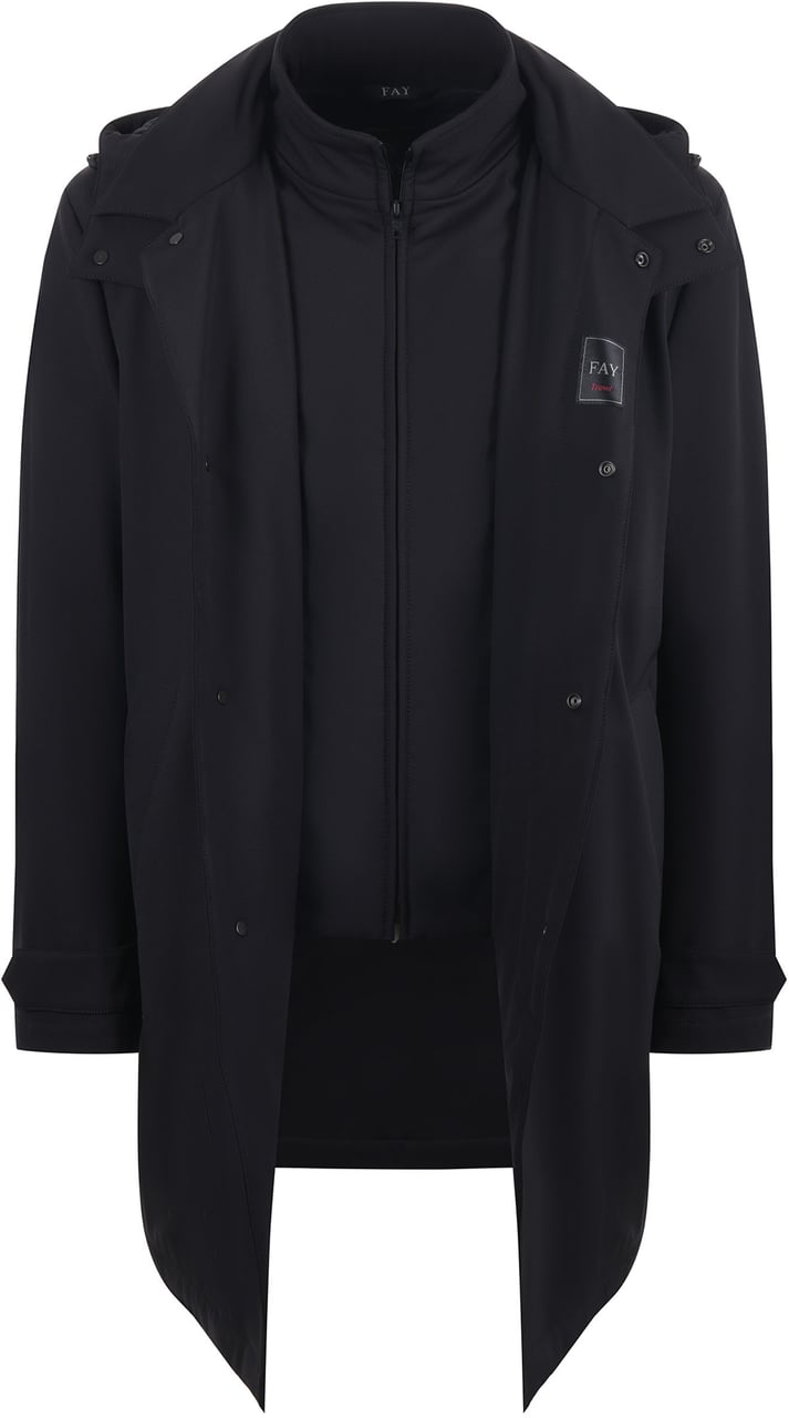 Fay Coats Black Zwart