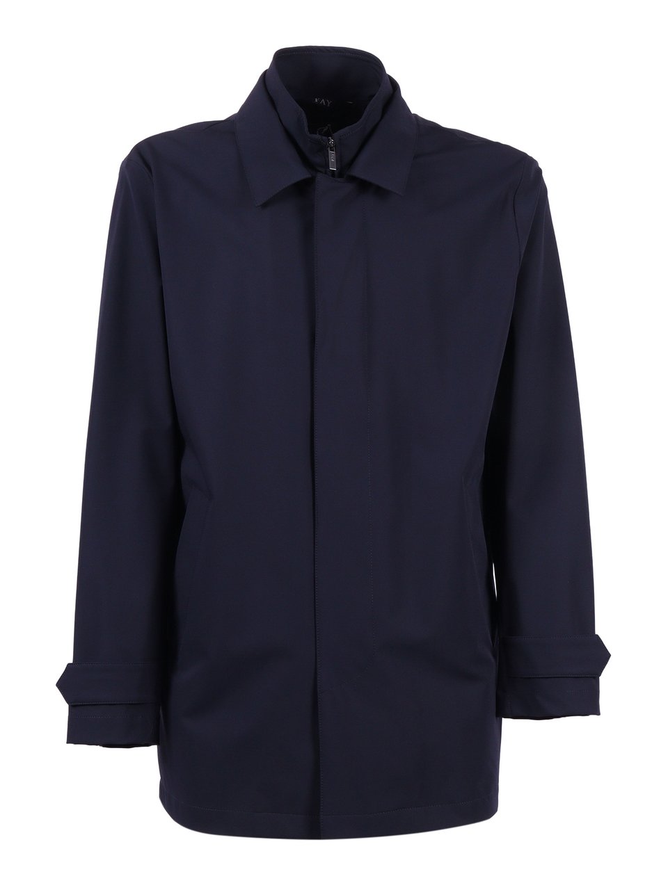 Fay Travel Morning Stretch Minimalist Casual Jacket Zwart