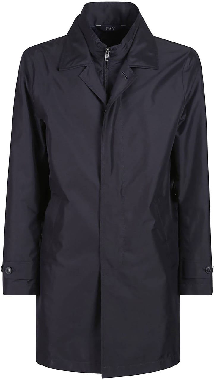 Fay Morning Double Front Jacket Blue Blauw