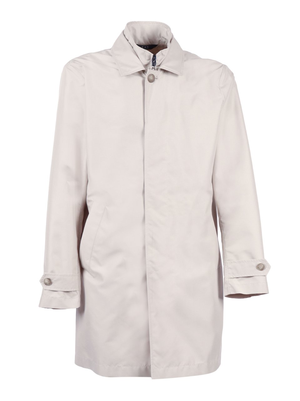 Fay Morning Db Front Minimalist Casual Jacket Wit