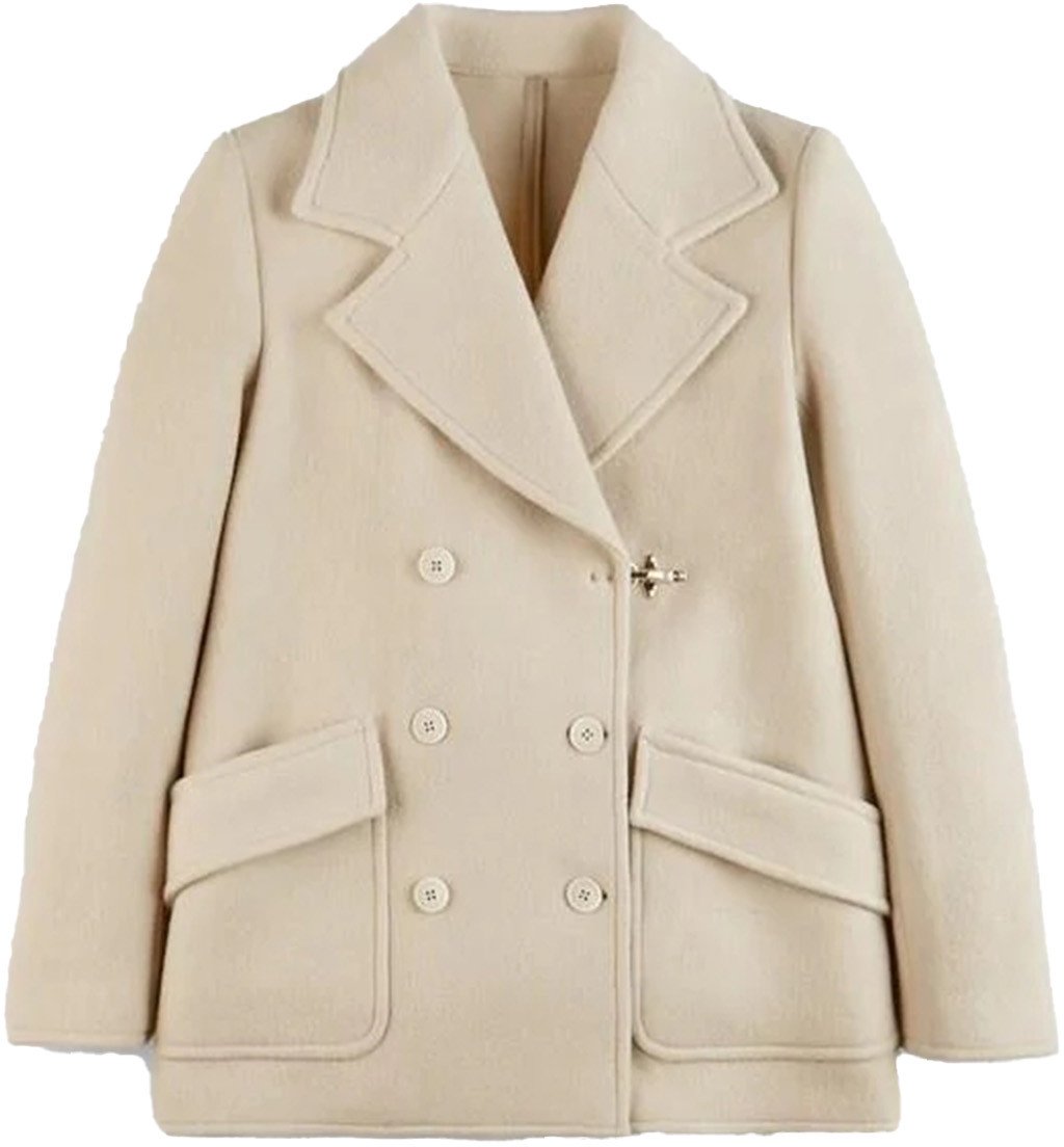 Fay Coats Beige Beige