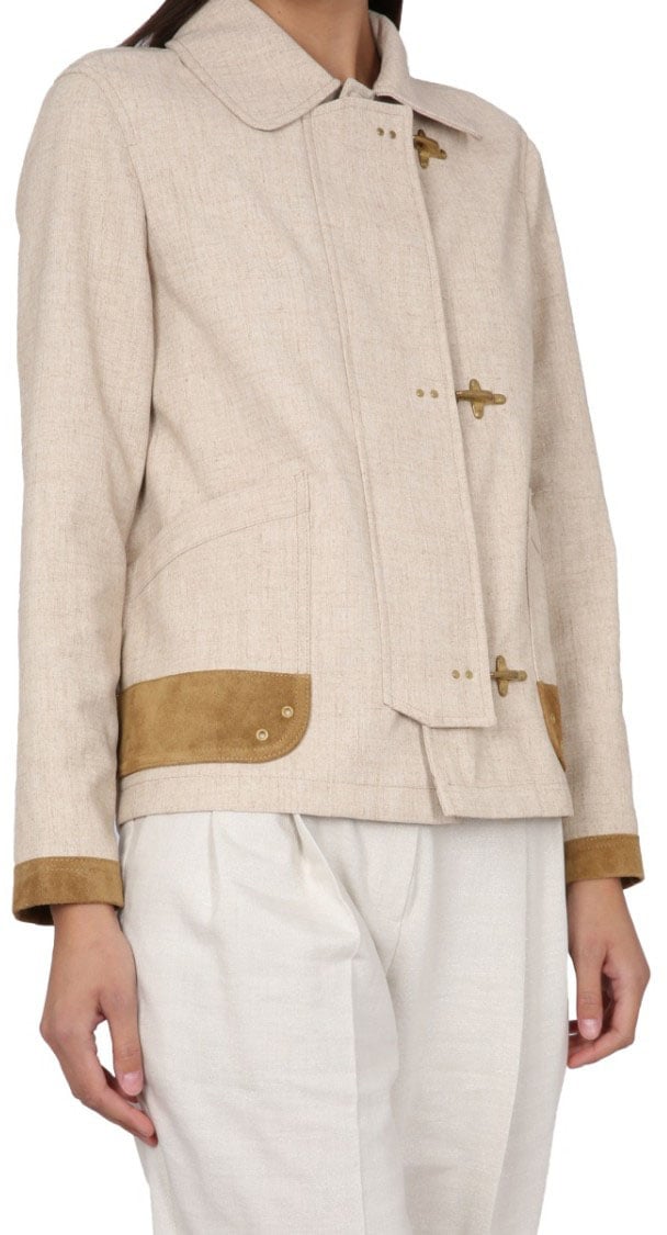 Fay Three-Hook Jacket Neutraal