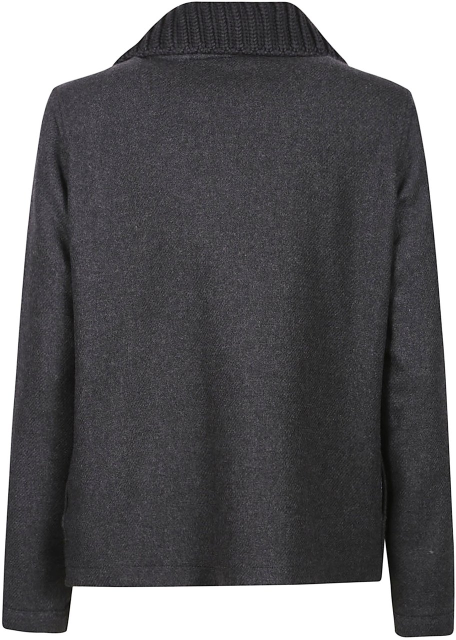 Fay Mini 3 Ganci Double-.face Jacket Grey Grijs