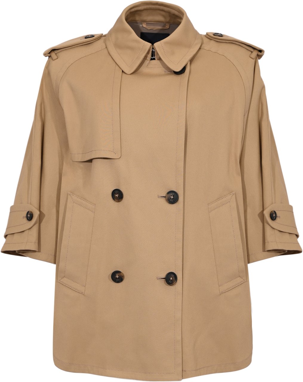 Fay Coats Cammello Scuro Bruin