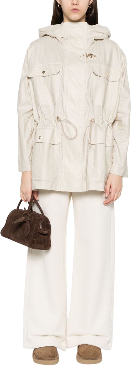 Fay Coats White Wit