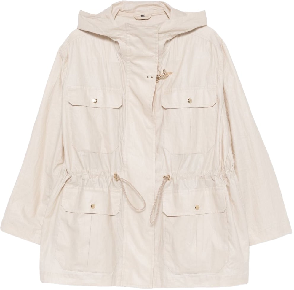 Fay Coats White Wit